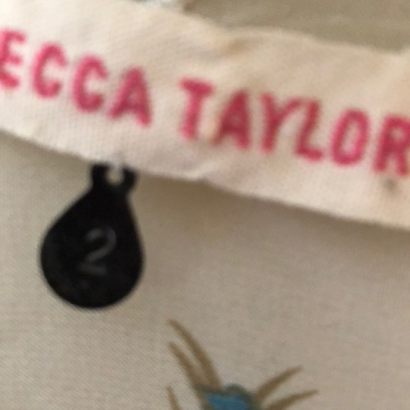 Gift Rebecca Taylor 100% Silk Dolman Top - Picture 7 of 7